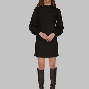 Sanctuary Mock Neck Tinsel Dress